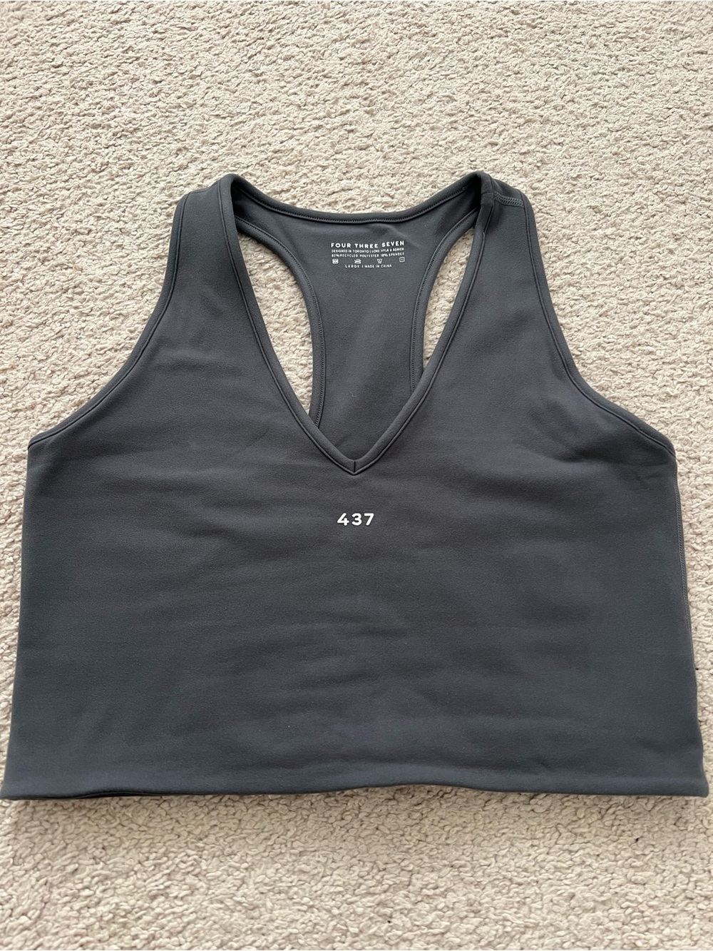 437 work out tank